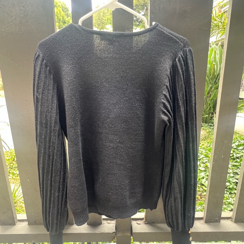 Nanette Lepore Charcoal Crewneck Sweater